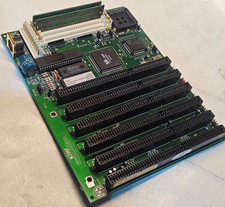 386 mini Motherboard PCChips M396F V3.0 w Am386SX-40 CPU & 2 MB RAM + Bonus picture