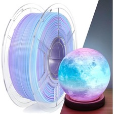 PETG 3D Filament 1.75mm 1kg Translucent Gradient Blue-Purple for Home Decor picture