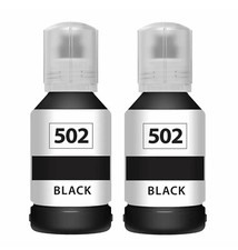 2PK COMPATIBLE WITH Epson 502 Black Ink for WF ET-3750 ET-4750 ST-2000 ST-3000 picture