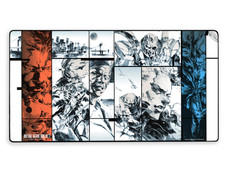 Metal Gear Solid 2 Gaming Desk Mat Mouse Pad Key Art Collage MGS Snake Neoprene picture