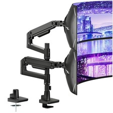 ARES WING Dual Monitor Arm Desk Mount for 17-49 Mount, Black picture