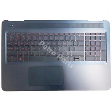 For HP Omen 15-AX Palmrest Upper Cover Case Backlit US Keyboard 859735-001 picture