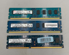 Lot Of 3 SK Hynix RAM Memory 4GB Each(3x4GB = 12GB) PC3 DDR3 12800MHz Blue Big B picture