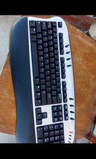 BTC Wireless Ergonomic Keyboard 5213URF2 Black/Silver QWERTY English Multimedia picture