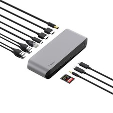 Belkin Thunderbolt 3 Dock Pro F4U097 Dual 4K 60Hz 85W PD MacBook Windows 40Gbps picture