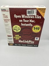 Vintage Dataviz Maclink Plus Deluxe CD Rom Software picture