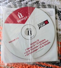 iomega Zip Brand 100MB USB Powered Drive Quick Install Disc Booklet Sealed 2001 picture
