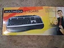 Multimedia Keyboard USB Keyboard Large Print 15 Multimedia & Internet Keys BinC picture