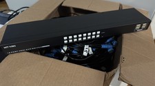 MT-VIKI 16 Port HDMI USB KVM Switch w/ Cables and Power Adapter picture