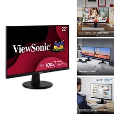 ViewSonic VS2247-MH 22 Inch 1080p Monitor 100Hz HDMI VGA Eye Care Thin Bezels picture
