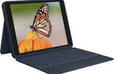Logitech YU0073 Rugged Combo 3 Keyboard Case iPad 7th 8th 9th Gen Blue picture