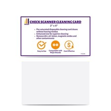 Cleaning Cards for Compact Check Scanners, 2