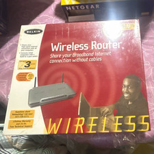 Belkin 802.11g 54Mbps Wireless Router 4-Port Ethernet F5D7230-4, Gray picture
