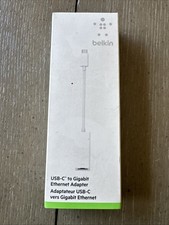 Belkin USB-C to Gigabit Ethernet Adapter - White picture
