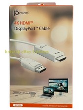 j5 Create 4K HDMI DisplayPort JDC158 Cable 6 ft picture