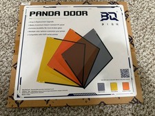 BIQU Panda Door PC Upgrade Panel for Bambu Lab X1/P1 Printers - Dark Crystal NEW picture