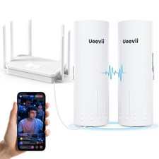 UeeVii CPE450 Wireless Bridge and WR3000K WiFi Router Kit, 5.8G 3KM Point to ... picture