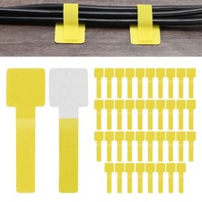 40-Pack Cable Clips, Enhanced Self-Adhesive Cord Straps Organizers [Yellow] picture