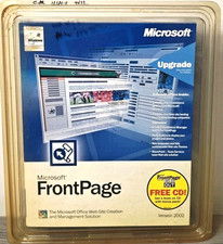 Microsoft FrontPage Version 2002 Windows XP 2000, ME, 98 Windows NT (New) picture