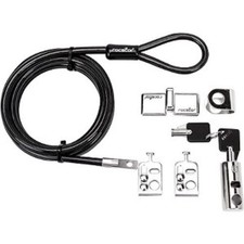 Rocstor Y10C181B1 Security Lock Kit 8ft Cable Black picture