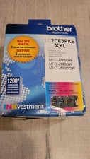 Brother LC20E3PKS XXL Super High Yield 3Pack Ink Cartridges Cyan/Magenta /Yellow picture