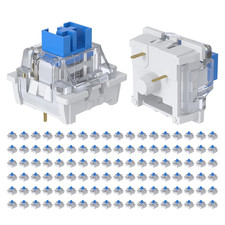 108 Pieces Blue Mechanical Keyboard Switches Dustproof 3 Pin picture