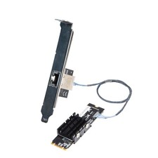 IO Crest 10 Gigabit M.2 M Key Ethernet Network Expansion Card picture
