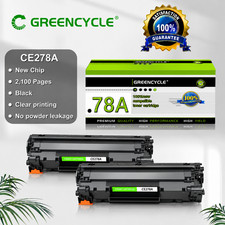 GREENCYCLE 2PK 78A CE278A Toner Cartridge for HP P1560 P1566 P1606dn M1536dnf picture