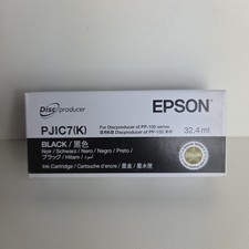 NEW GENUINE - EPSON PJIC7(K) BLACK INK for PP-100 - C13S020693 Sealed 2026 picture