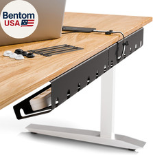Cable Management under Desk for Easy Mounting Under-Table I Set of 2 - with 10X picture