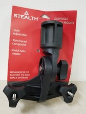 Stealth Gunwale Track Mount Fully Adjustable Reinforced Composite 1/4