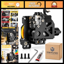 Hardened Steel Dual Gear Extruder for 3D Printers, High Torque, Filament Detecti picture