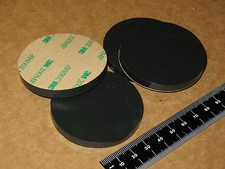 4 PC COMPUTER CASE VIBRATION ISOLATION 2.25x1/4 FEET  with 3M ADHESIVE firm 70D picture