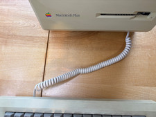 Keyboard Cable Cord - Apple Macintosh Mac 128K 512K 512Ke Plus picture