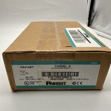 Panduit CMBBL-X Mini-Com Blank Modules Black 50-Pack NEW picture