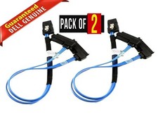 Lot x 2 New Genuine Dell PowerEdge R2200 SAS HD PERC8 P3 Cable Blue 0PGKX4 PGKX4 picture
