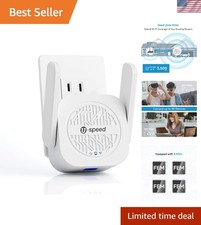 Compact AC1200 WiFi Extender - Easy Setup for 3,500 sq.ft. Coverage & Dual Band picture