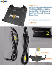 99% Life Left Havis DS-PAN-1114-2 Docking Station for Toughbook 33 HA-33LVDLT2 A picture