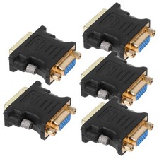 5 Pcs Dvi Male to Vga Female Adapter Computer Video picture