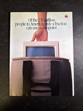 1984  APPLE BROCHURE • PRINT AD • PAMPHLET • Extremely RARE •  ADV01 picture