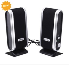 New PC Computer Speakers 2.0 Stereo USB 3.5 mm Jack Desktop Laptop Clear Sound picture