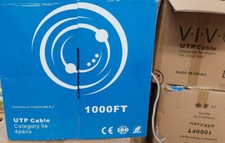 VIVO UTP Cable Cat-5e 1000ft Gray LAN Ethernet Network CABLE-V001 Indoor 24 AWG picture
