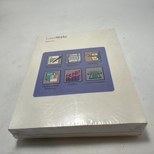 Lotus Works Vintage Software 3.5in Disks Original Seal 1990 Mainframe Collection picture
