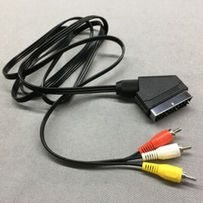 1.8m Scart to 3RCA Triple 3 x Phono Cable Composite Audio Video Cable Cord Lead picture