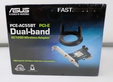 NEW ASUS PCE-AC55BT Dual Band AC1200 Wireless Adapter PCI-E picture