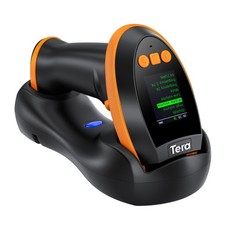 Wireless Barcode Scanner 1D 2D QR 2.4G Bluetooth Orange HW0009-US Tera Screen picture