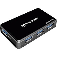 Transcend TS-HUB3K USB Hub 4 Ports USB-A USB 3.0 5GBit/s Black picture