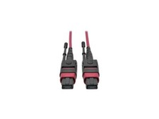 Tripp Lite MTP/MPO Multimode Patch Cable, 12 Fiber, 40 GbE, 40GBASE-SR4, OM4 Ple picture