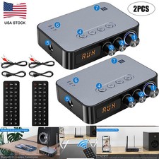 2PCS Bluetooth 5.1 Audio Receiver Transmitter Amplifier HiFi Stereo Adapter NFC picture