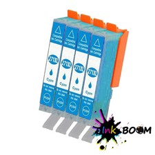 4 Cyan Ink Cartridges for CLI-271 PIXMA MG5721 MG7720 TS5020 TS6020 TS9020 picture
